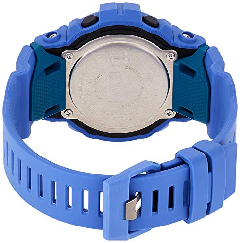 Casio G-SHOCK Reloj Digital, Contador de pasos, Sensor de movimiento, Aplicación de deporte gratuita para descargar, 20 BAR, Azul, para Hombre, GBD-800-2ER