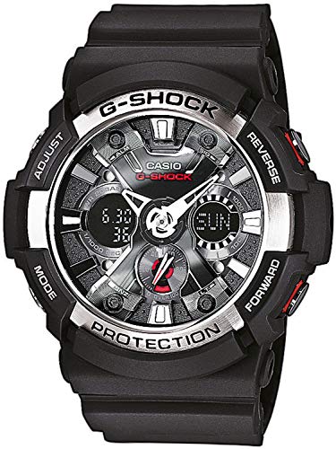 Casio Reloj Analogico-Digital para Hombre de Cuarzo con Correa en Resina GA-200-1AER