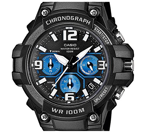 Casio Reloj Analogico para Hombre de Cuarzo con Correa en Resina MCW-100H-1A2VEF