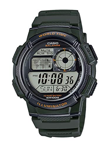 Casio Reloj con Movimiento Cuarzo japonés Man Ae-1000W-3A 40.0 mm