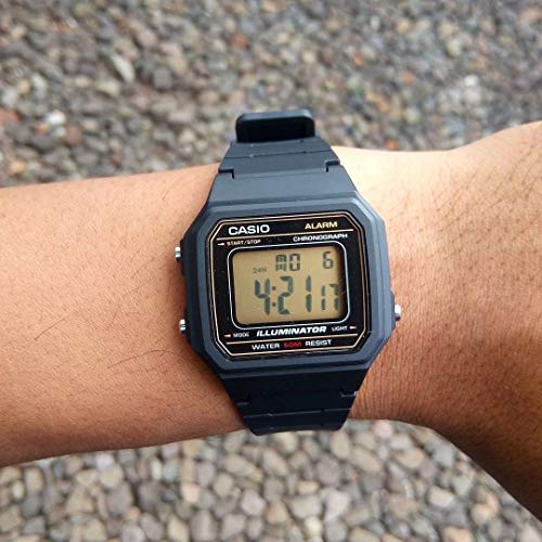 Casio Reloj Digital para Hombre de Cuarzo con Correa en Resina W-217H-9AVEF