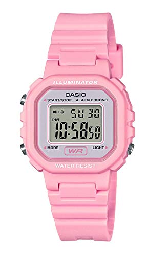 Casio Reloj Digital para Mujer de Cuarzo con Correa en Resina LA-20WH-4A1EF