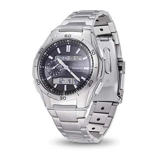 Casio WVA-M650TD-1AER – Reloj Hombre Analógico/Digital con Correa de Titanio