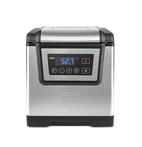 Caso Centro Sous Vide Cocina al vacío, 1200 W, Acero Inoxidable, Gris