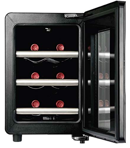 Caso WineCase 6 Independiente 6botella(s), 70 W, 12 kg, Negro, Acero inoxidable