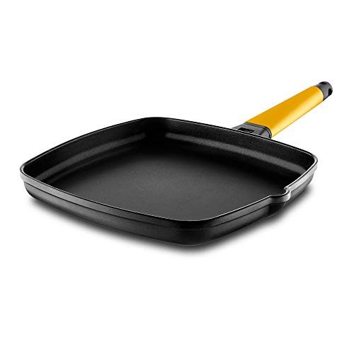 Castey - Asador 22 cm Mango Amarillo