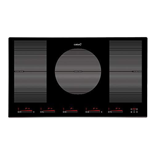 CATA INSB 9012 BK Negro Integrado Con - Placa (Negro, Integrado, Con placa de inducción, 1500 W, Rectangular, 210 x 200 mm)