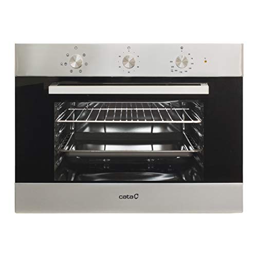 Cata ME 4006 X Horno Limpieza Aquasmart Multifunción-6 Funciones, 40 litros, Cristal, Negro/Acero Inoxidable