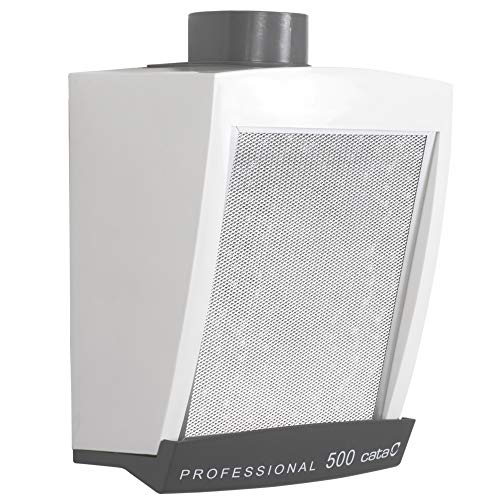 Cata Professional 500 - Extractor de Humos silencioso, 125 W, 57 Decibelios, Plástico y Rejilla de Aluminio, Blanco