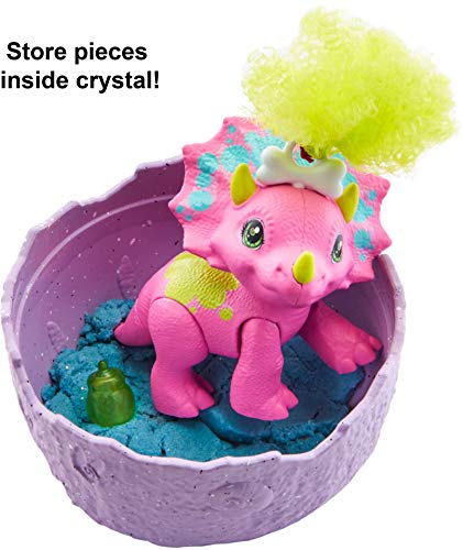 Cave Club huevos de dinosaurios con muñeca y accesorios para niños y niñas +4 años (Mattel GNL97)