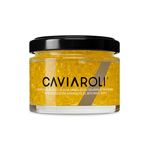 Caviaroli - Encapsulado de Aceite de Oliva Virgen Extra Trufa Blanca - 50 g