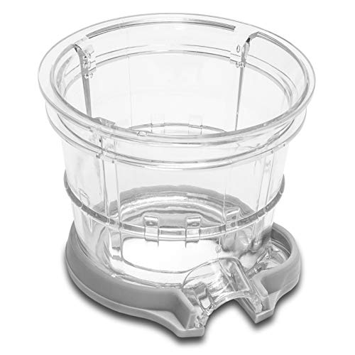 Cecotec Cecojuicer Pro Filtro Helados para Licuadora de Prensado en Frío, Para Frutas y Verduras, 45 rpm, 3 posiciones, Tambor de Tritan, BPA Free, Tapón antigoteo, Sistema de seguridad, 250 W