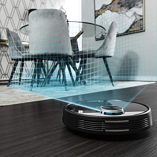 Cecotec Robot Aspirador Conga Serie 3290 Titanium. 2300 Pa, Gestión y Edición de Habitaciones, App con hasta 5 mapas, Aspira, Barre, Friega y Pasa la Mopa, Alexa y Google Home