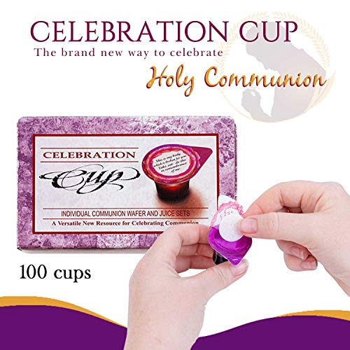 Celebration Cup Compak Companies, LLC. Taza de comunión-celebración de Zumo/Caja de obleas 100