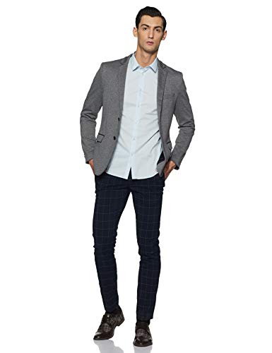 Celio Masantal1 Camisa, Azul (Bleu Ciel Bleu Ciel), Small para Hombre