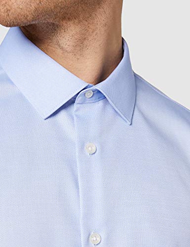 Celio Narox Camisa, Azul (Bleu Ciel Bleu Ciel), Large para Hombre