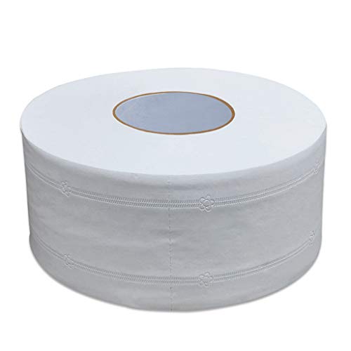 Celucke - Servilletas de papel para baño de mano de gran volumen, color blanco