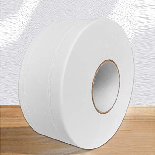 Celucke - Servilletas de papel para baño de mano de gran volumen, color blanco