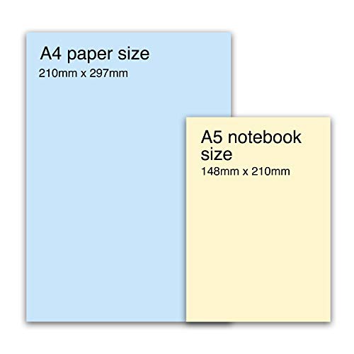 Central 23 - Divertido cuaderno para hombres y mujeres - A5 - Diario de oficina - 'Sweet Thoughts' - Bonito diseño de tarta - rosa - páginas a rayas - Bloc de notas