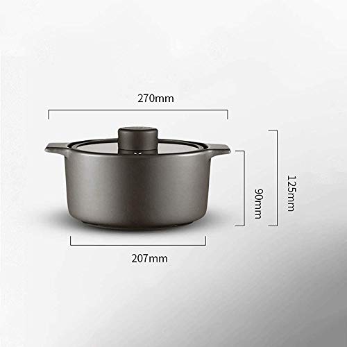 Cerámica Olla Olla grande for guisos Binaural Gachas Pot Hot Pot multifunción utensilios de cocina Chimenea ser aplicable con tapa