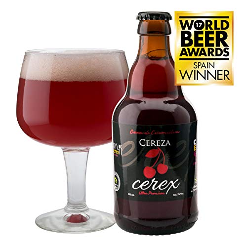 CEREX- Pack Degustación de 10 Cervezas Artesanas – Cerveza de Castaña, Ibérica de Bellota, Cereza, Pilsen y Andares – Mejor Cerveza Artesanal de España Premios “World Beer Awards 2017”