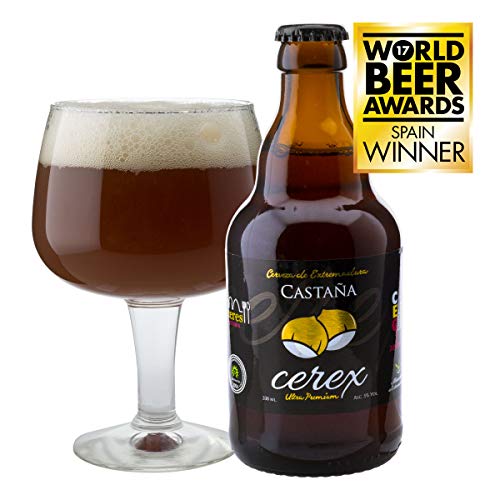 CEREX- Pack Degustación de 10 Cervezas Artesanas – Cerveza de Castaña, Ibérica de Bellota, Cereza, Pilsen y Andares – Mejor Cerveza Artesanal de España Premios “World Beer Awards 2017”