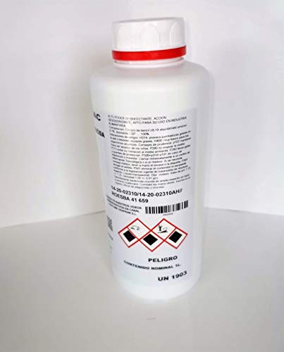 CESPRAM, Limpiador desinfectante,bactericida,virucida de superficies.Con registro sanitario.Desin Bac.1l