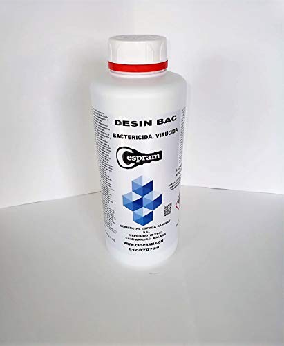 CESPRAM, Limpiador desinfectante,bactericida,virucida de superficies.Con registro sanitario.Desin Bac.1l