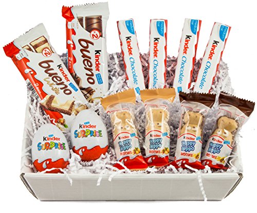 Cesta de regalo de cumpleaños de Kinder Chocolate