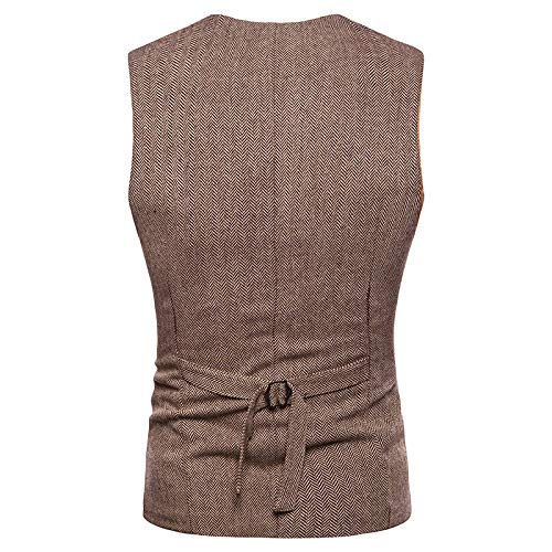 Chaleco Hombre Traje Gris gris XL