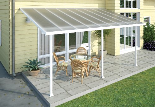 Chalet-Jardin Terraza de Aluminio Techo Aurora Blanco 5 x 3 m, 3x5.46, 701693