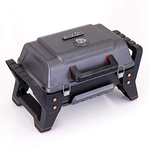 Char-Broil Grill2Go Parrilla Mesa propano/butano 2800W Negro, Rojo - Barbacoa (2800 W, Parrilla, propano/butano, 2800 W, Piezo, 440 x 280 mm)