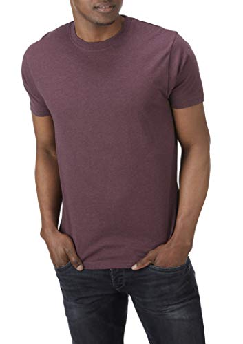 Charles Wilson Paquete 5 Camisetas Cuello Redondo Lisas (Small, Mixed Melange)