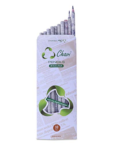 Chavi Eco lápices-caja set de 30 unidades-2B 100% papel de periódico,pencil reciclado para escribir/dibujar/diseñar para oficina/escuelas o colegios. …