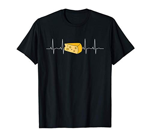 Cheese heartbeat EKG pulse Camiseta