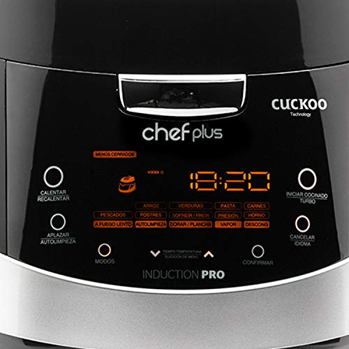 Chef Plus Induction Pro: Robot de Cocina con tecnología de inducción, menús preconfigurados y Personalizables y más de 800 Recetas exclusivas