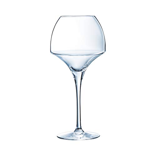 Chef & Sommelier – Juego de 6 copas modelo Open Up Kwarx - Cristal transparente - Medidas 10 x 10 x 23 cm - Capacidad 47 cl