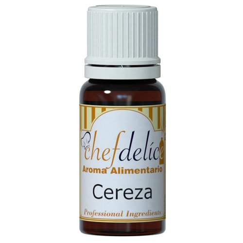 Chefdelice Chefdelice Aroma Concentrado Para Glaseados, Helados, Horneados Y Cremas Sabor Cereza, 10Ml Chefdelice 21 g