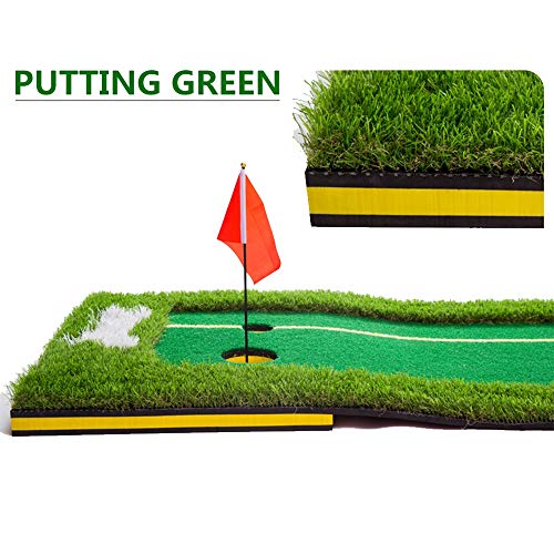 ChengBeautiful Estera de Golf Golf De Interior Práctica Verde De Golf Práctica De Golf Putter Verde Césped Artificial Rollo De Hierba Verde Interior (Color : 4 Color, tamaño : 50 * 300cm)