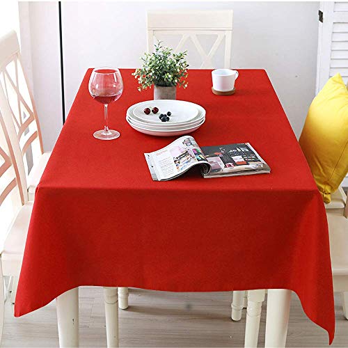 Chengtao Manteles de plástico para mesas rectangulares Mantel de plástico desechable 54 Pulgadas. x 108 Pulgadas Cubierta de Mesa de plástico Rectangular de para Fiestas Cumpleaños Bodas Picnics