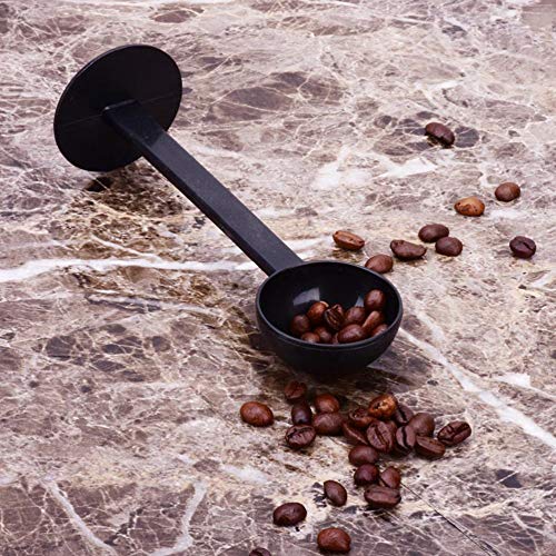 chenran Accesorios 2 EN 1 10 G Medidor De Apisonamiento Medidor De Café Pisón Café Espresso Negro Cuchara De Café Herramientas De Café Y Té Regalo