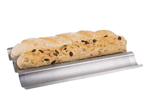 chg 3532-00 Bandeja de horno para baguette EasyDo, Acero Inoxidable