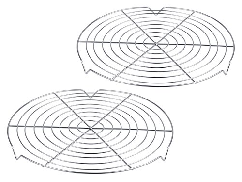 CHG 9946-17 – Rejilla de Alambre para Tartas, de Acero Cromado, Set de 2