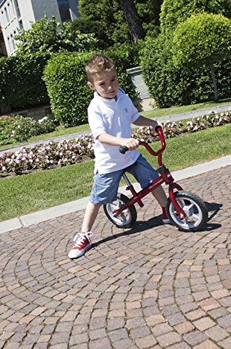 Chicco First Bike - Bicicleta sin pedales con sillín regulable, color rojo, 2-5 años