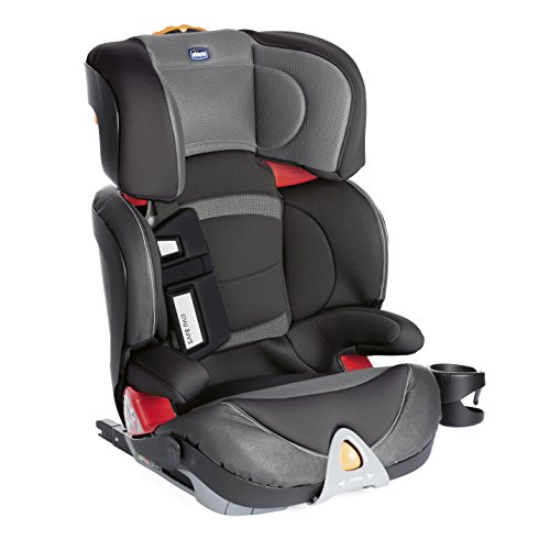 Chicco Oasys 23 EVO FixPlus, Silla de coche grupo 2/3 Isofix, Gris (Stone)