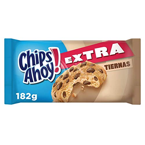 Chips Ahoy! - Extra Tiernas Galletas con Pepitas de Chocolate, 182 g