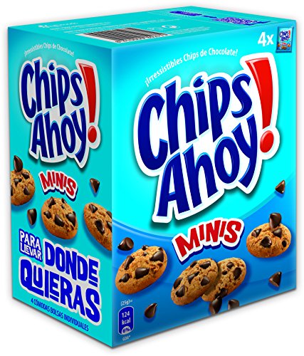 Chips Ahoy! Minis- Galleta con gotas de chocolate, 160 g - [pack de 4]