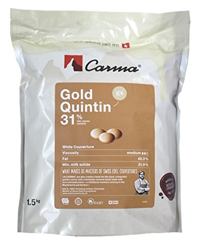 Chocolate rubio suizo en gotas CARMA 31% bolsa de 1,5kg