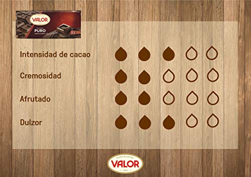 Chocolates Valor - Puro 300 g (20 unidades)