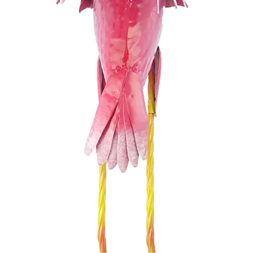 Christmas Concepts® Flamenco de pie de Metal Rosado - Decoración de jardín Interior/Exterior (85cm Rosa)